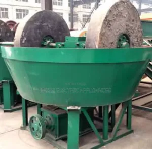 Wet Pan Mills for Gold Mining 5~10tons Per 24hours