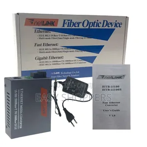 1 Pair Optical Fiber Media Converter Fiber Transceiver