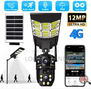2-in-1 Solar-powered Street Light And Ai Security Camera System
