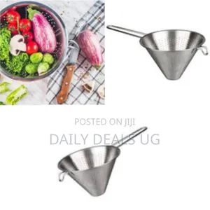 Stainless Steel Conical Strainer - Silver