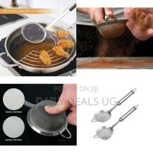 Set of 2 Stainless Steel Fine Mesh Strainer