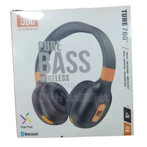 JBL Tune 760bt Pure Bass Wireless Headphones – Deep Bass.