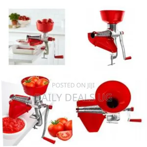 Hand-Cranked Tomato and Food Strainer / Sauce Maker - Multicolor