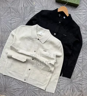Lacoste Heavy Cotton Denim Overshirt Jacket.