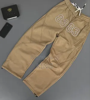 Styled Panel Black, Brown Jogger Sweatpants