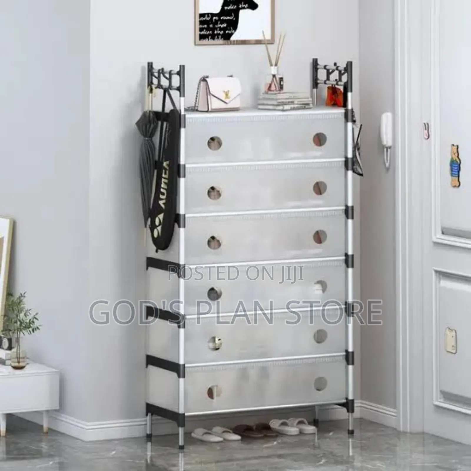 6layer Plastic Storage Shoe Racks Plastic Shoe Rack Organizer