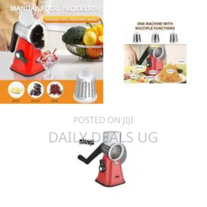 DSP Multi-Functional Rotary Grater and Vegetable Slicer - Multicolor