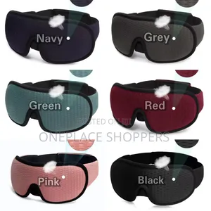 3d Mask For Sleep Eye Mask Lights Blockout Soft Padded Sleeping Fabric