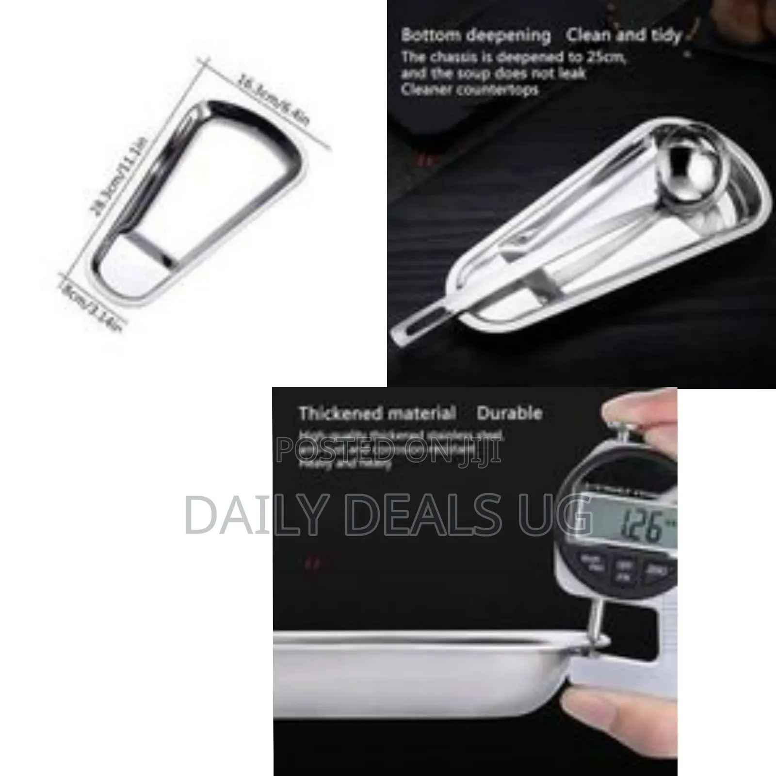 Professional Stainless Steel Utensil Set With Specialized Serving Tray