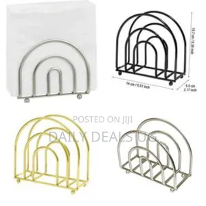 Modern Metal Napkin Holder - Multicolor