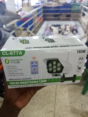 Realistic Looking Solar Monitoring Lamp.