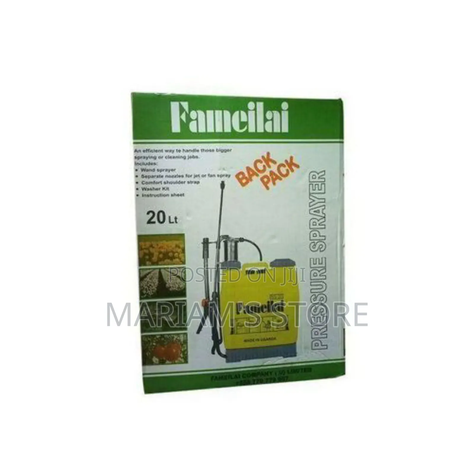 Knapsack Sprayer 20ltr Capacity - Yellow