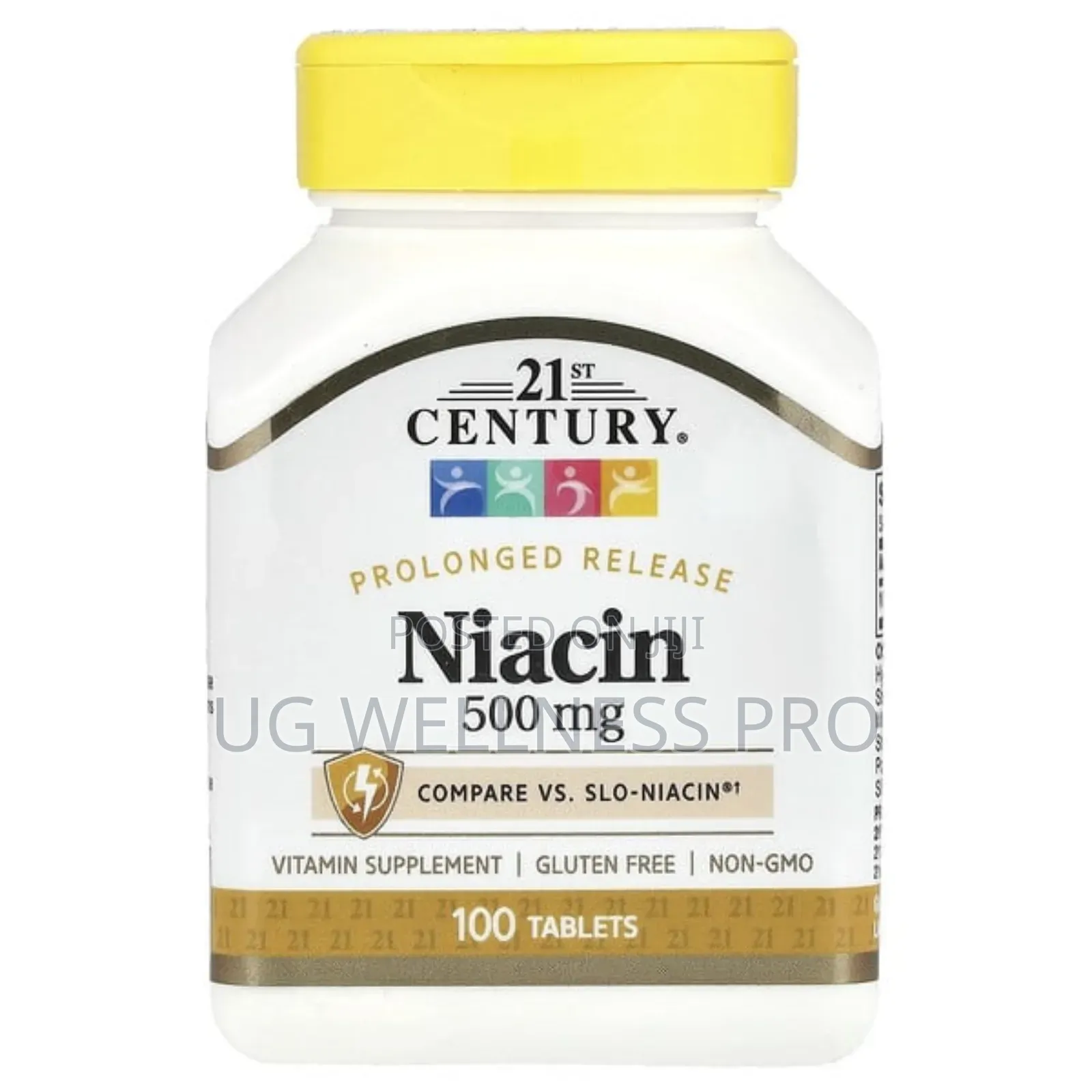 21st Century, Prolonged Release Niacin, 500 Mg, 100 Tablets