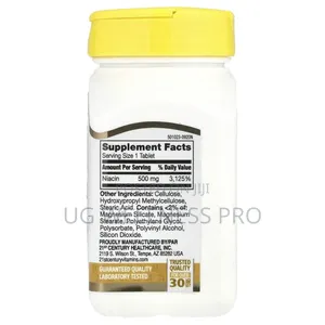 21st Century, Prolonged Release Niacin, 500 Mg, 100 Tablets