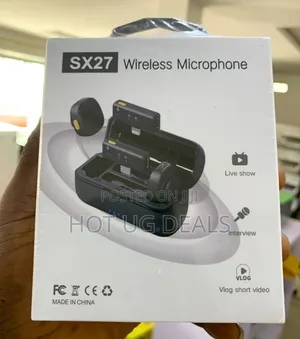 Sx27 Dual Lavalier Wireless Microphone For iPhone And Type-c Devices