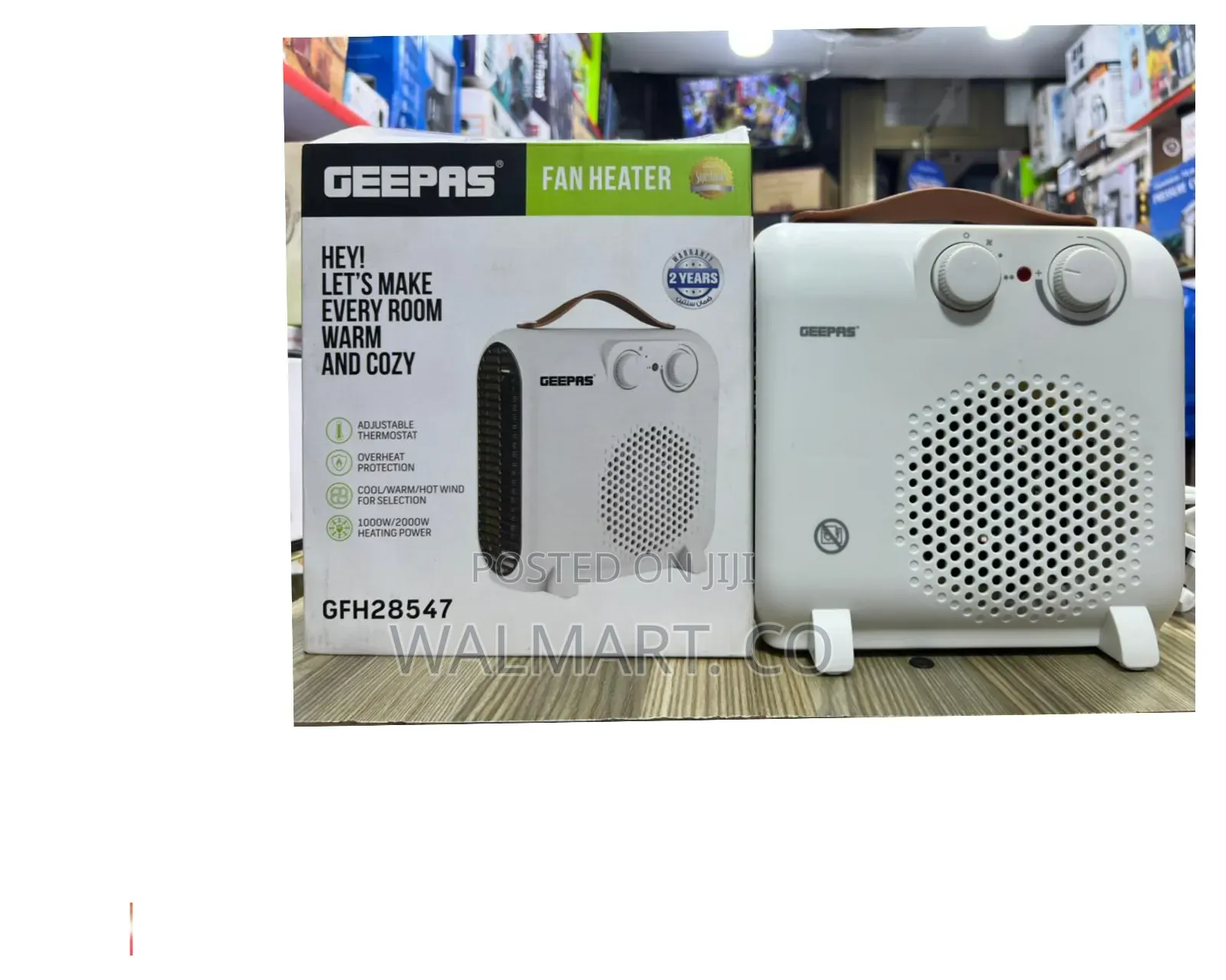 Geepas Portable Fan Heater