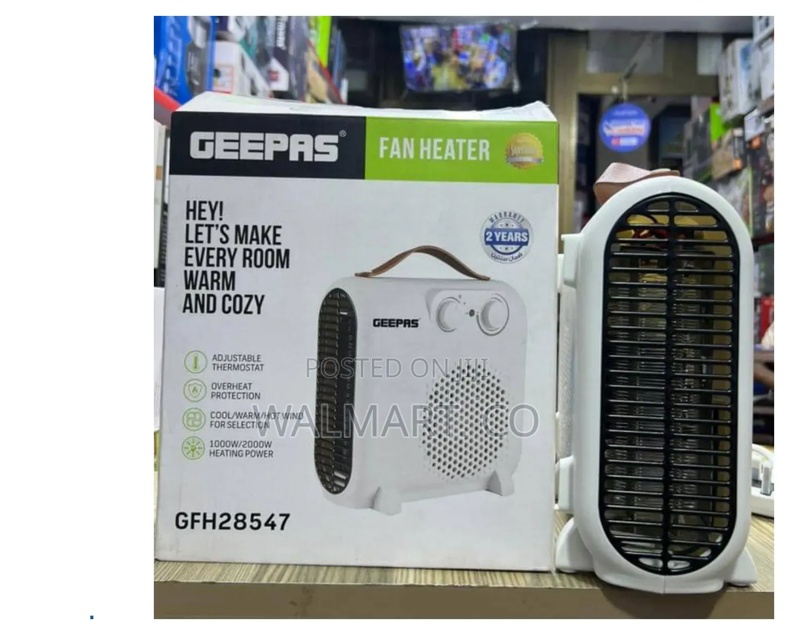 Geepas Portable Fan Heater