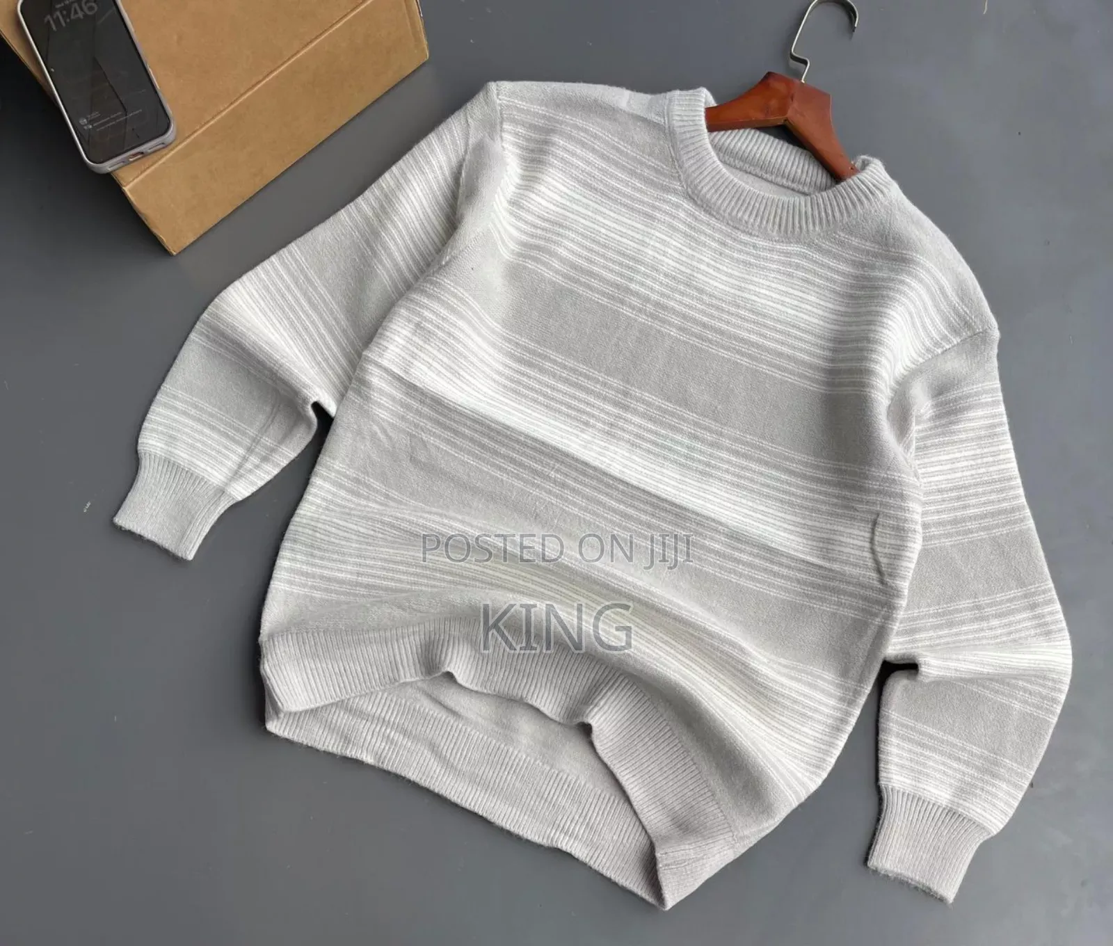 Zipper High Neck Sweater