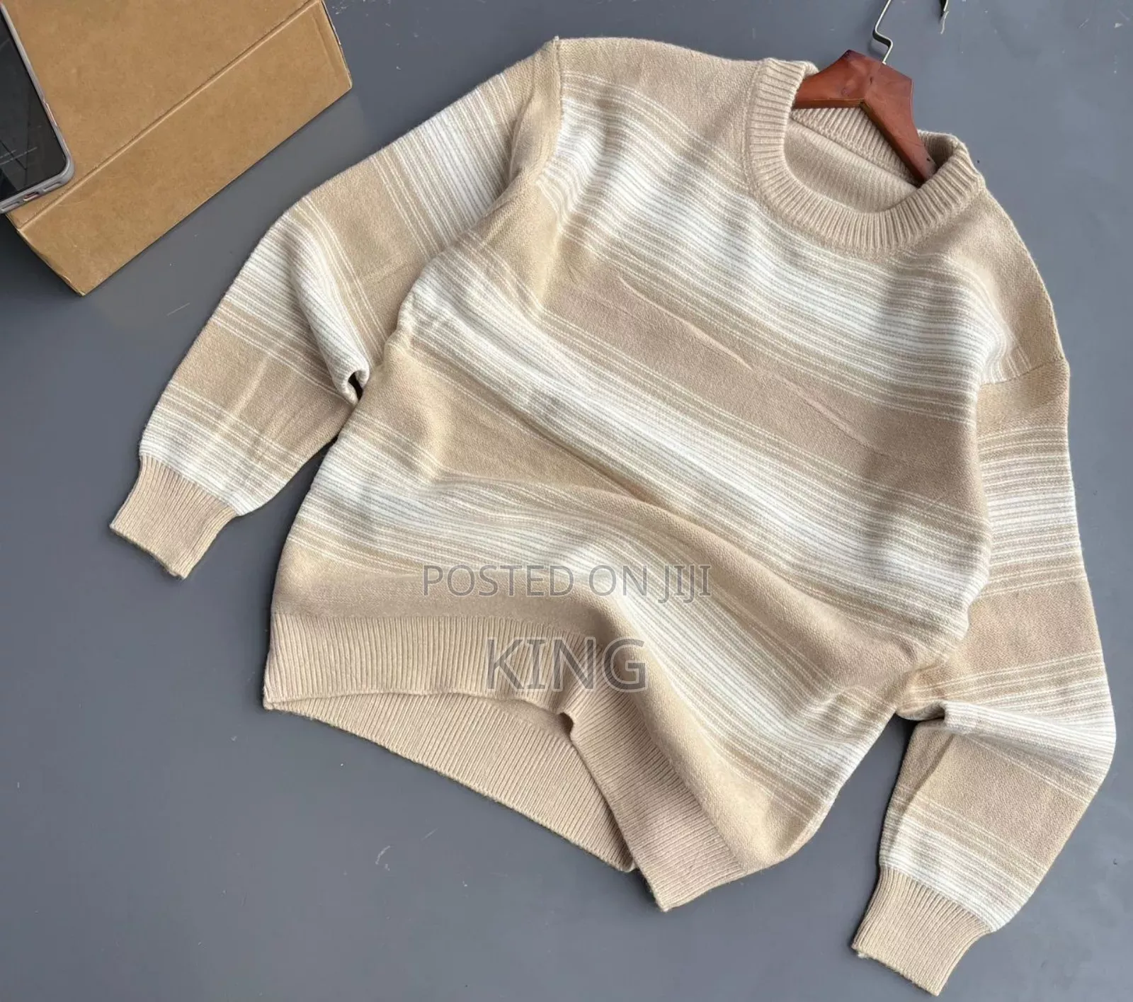 Zipper High Neck Sweater