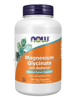 Magnesium Gylicinate With Bioperine, 180 Vegetable Capsules