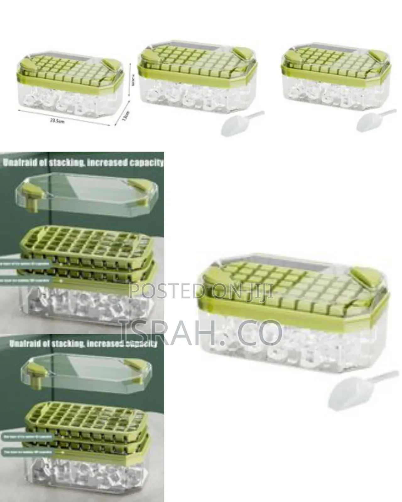 Ice Cube Tray With a Lid and a Storage Bin