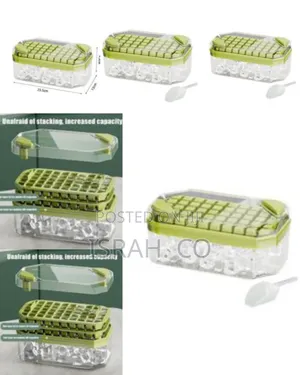 Ice Cube Tray With a Lid and a Storage Bin