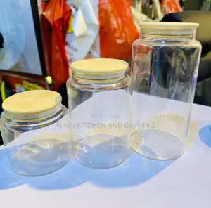Storage Jars for Storing Cereal, Rice, Pasta and Kitchen Supplies