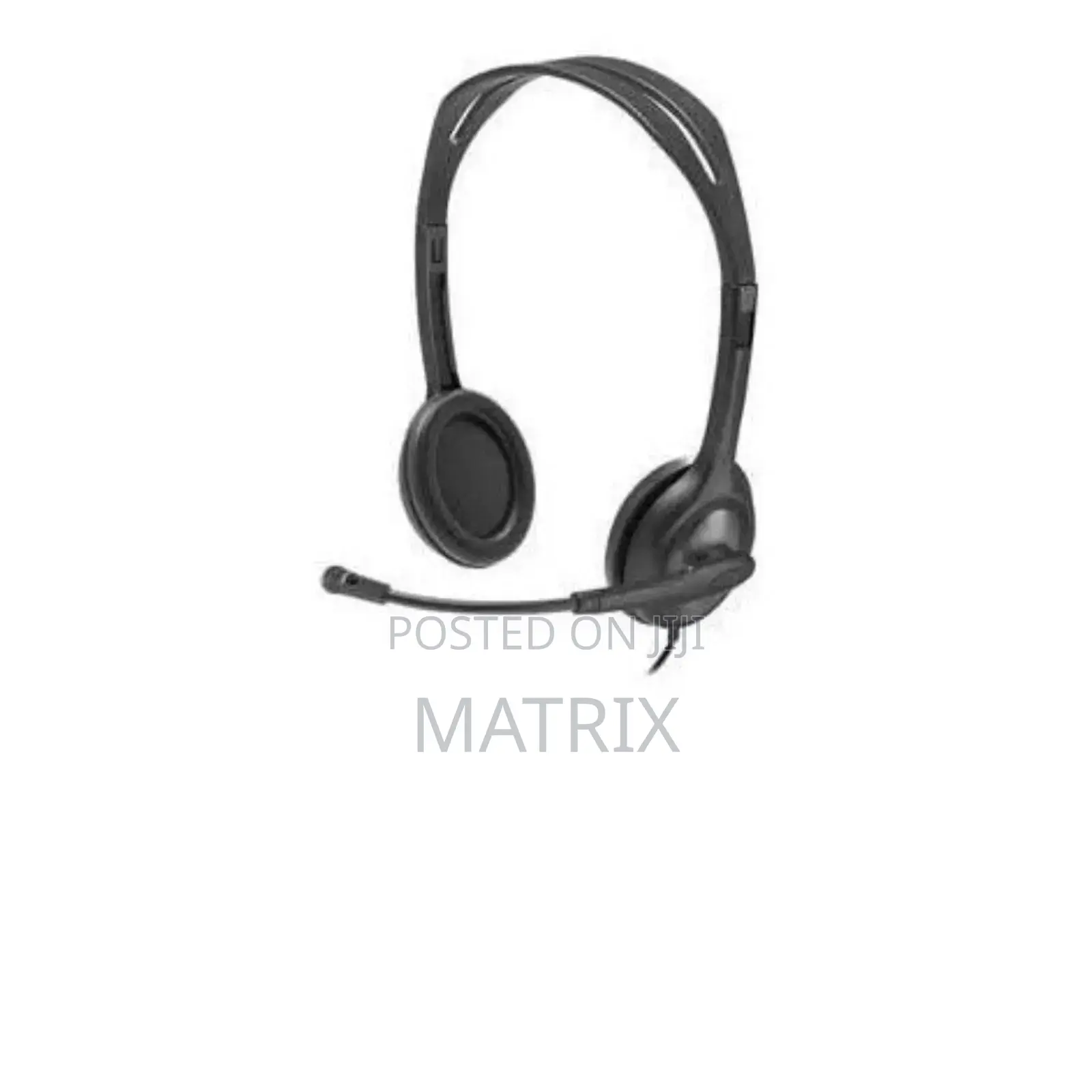 Logitech H111 Duo Headset for Pc Black