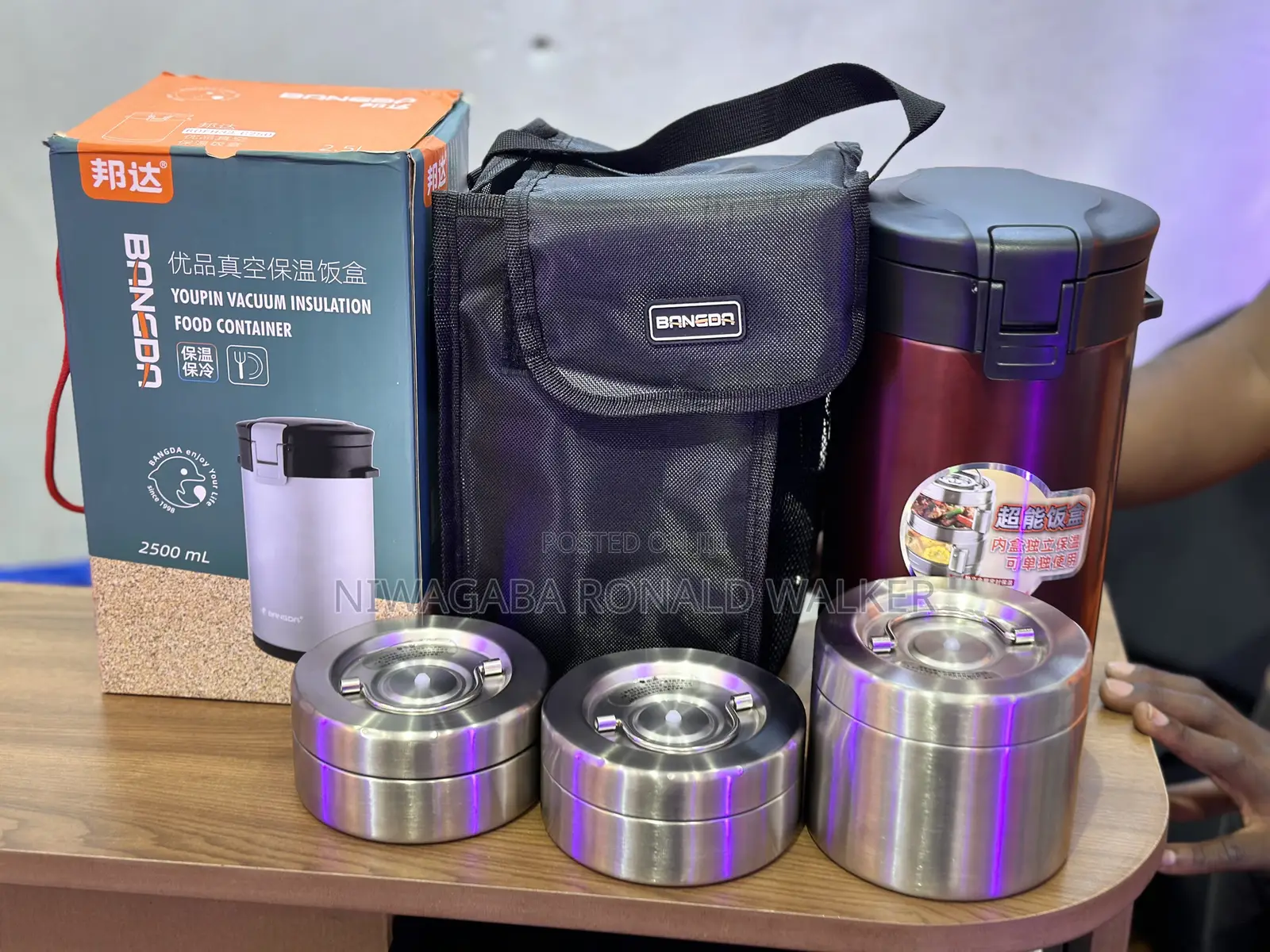 5 in 1 Food Flask , a Lunch Bag Inclusive