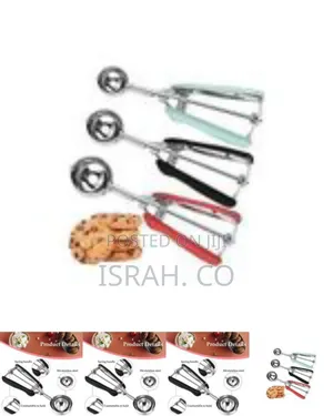 Professional Stainles Steel Ice Cream Scoop With Easy-Release Trigger