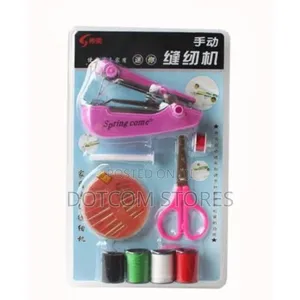 Mini Handheld Manual Sewing Machine.