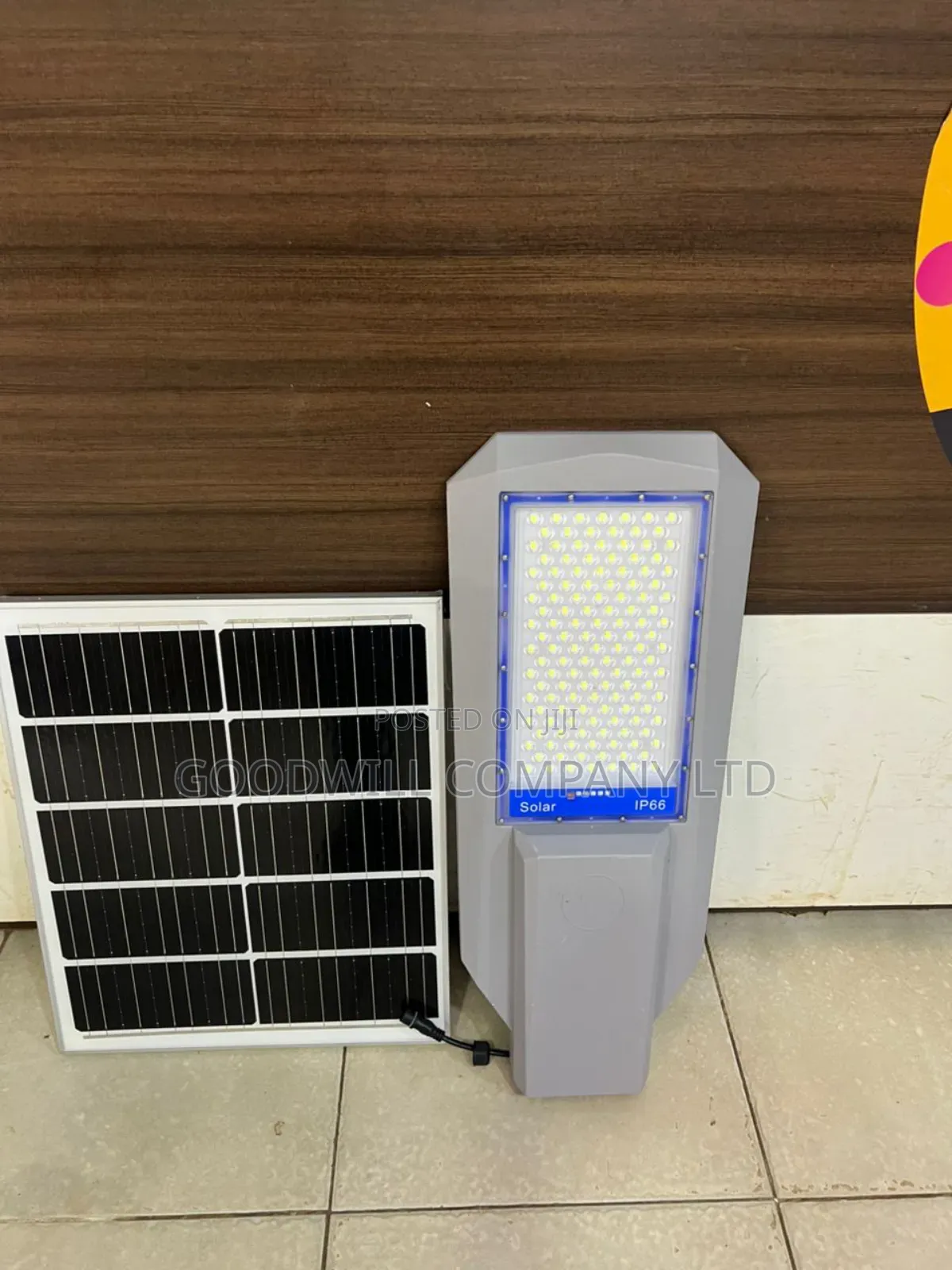 400w Blue Solar Street Light With Separate Panel