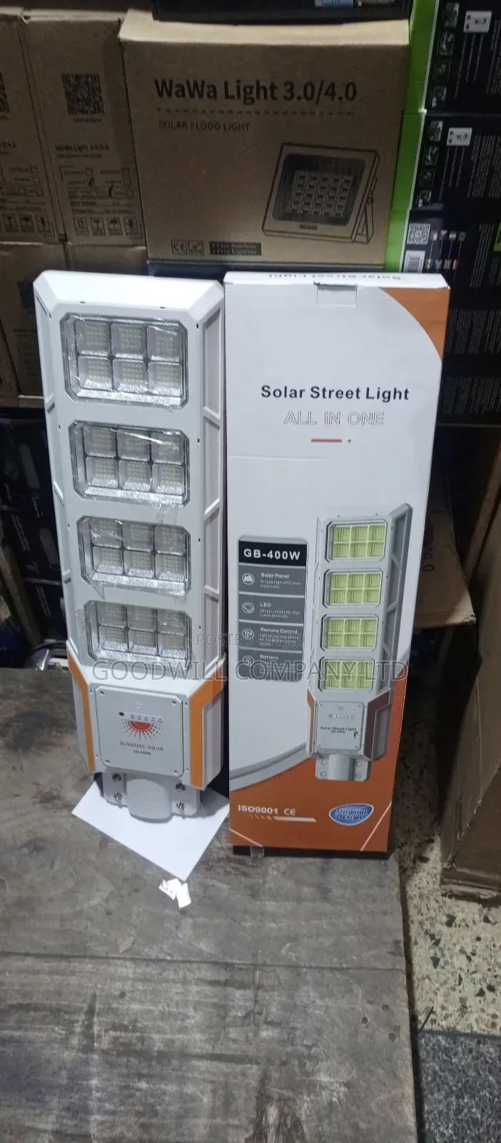 400w White Solar Street Light