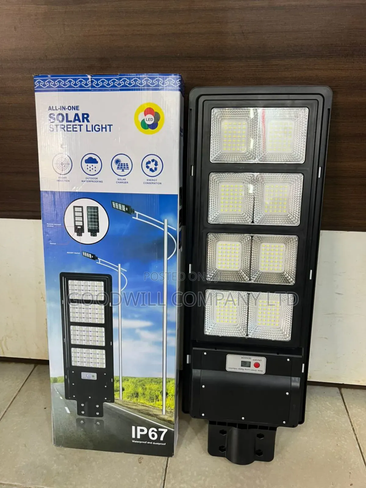 1000w Solar Street Light Long Eye Light