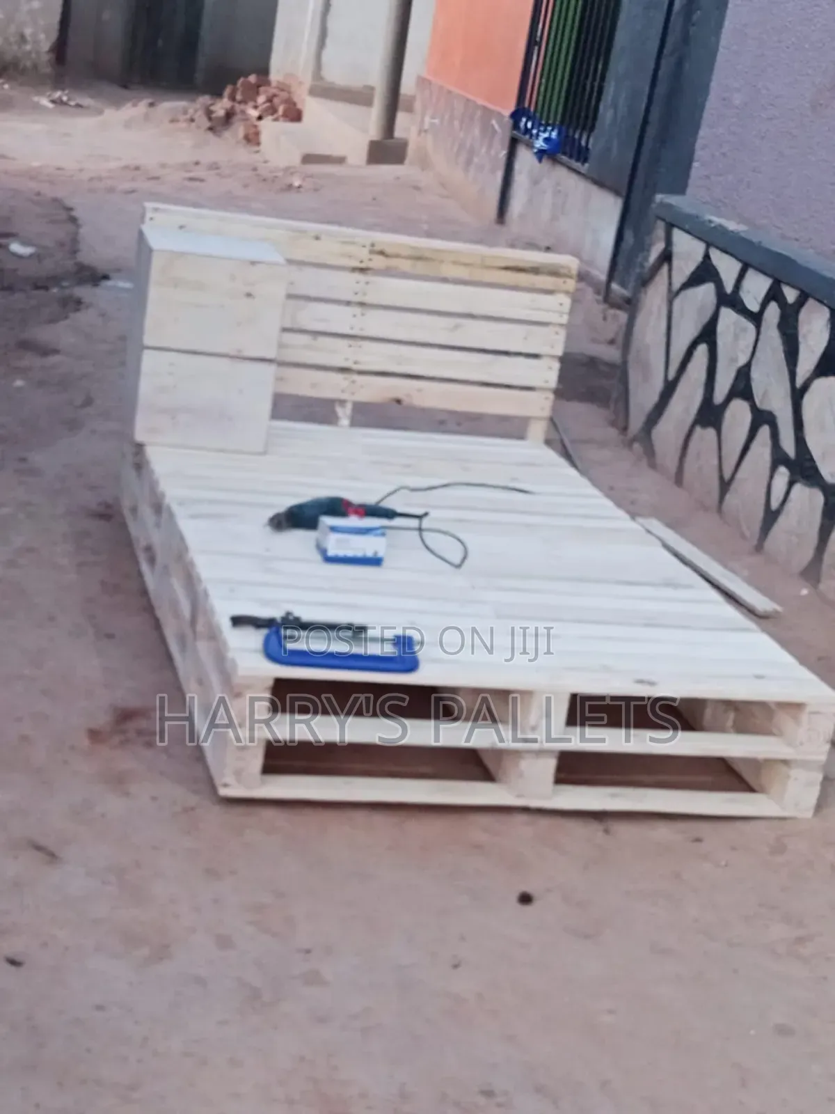 Wooden Pallet Bed