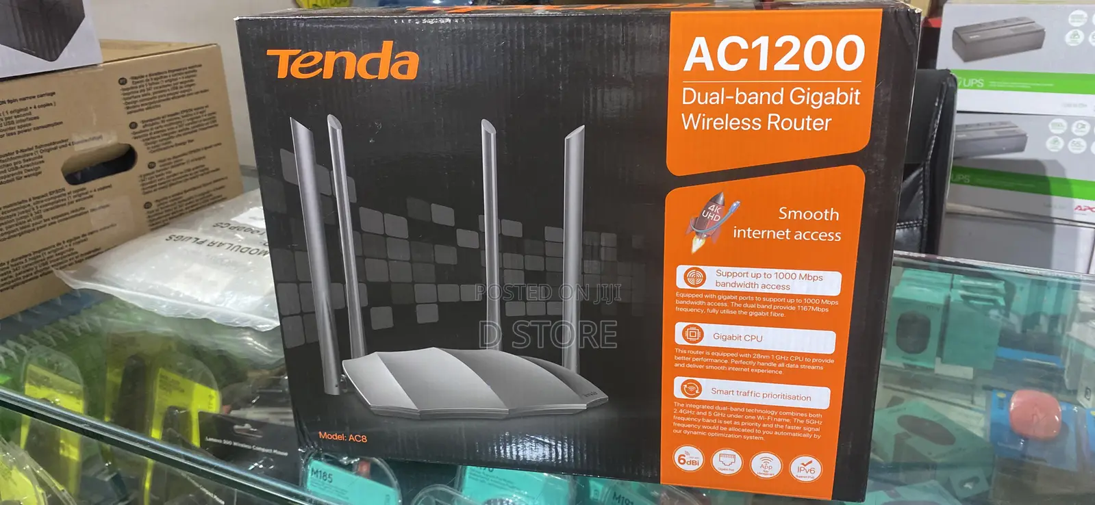 Tenda Ac1200 Gigabit Wireless Router Ac8