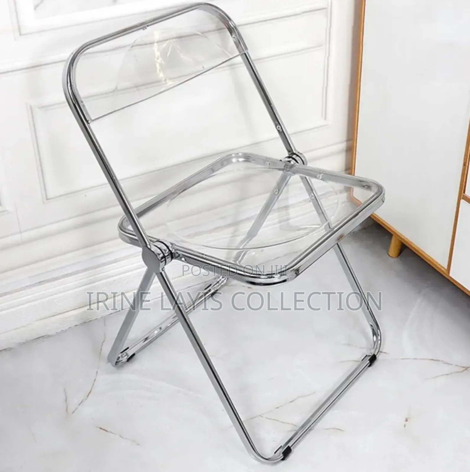 Unique Acrylic Transparent Folding Chairs