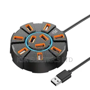 Round 10 Port Usb Hub