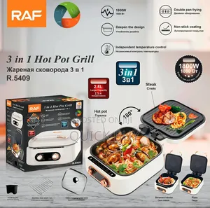 Raf 3-in-1 Hot Pot Grill, Model R.5409