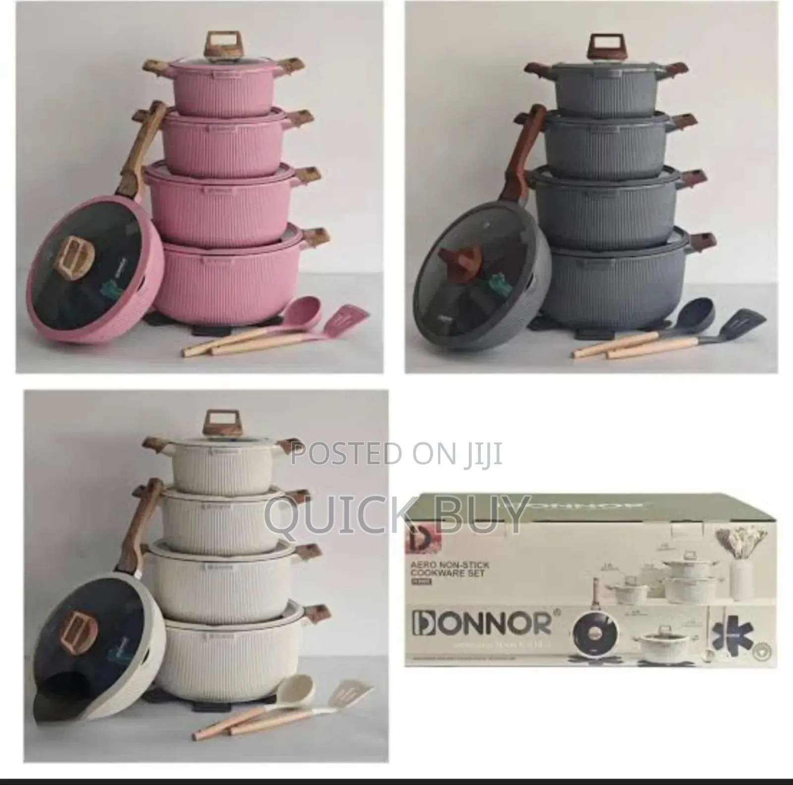 Donnor Granite Non-stick Cookware Set.