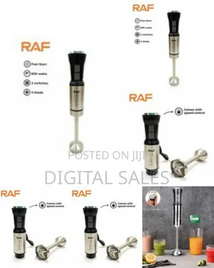 Raf Powerful Immersion Hand Blender With Variable Speeds