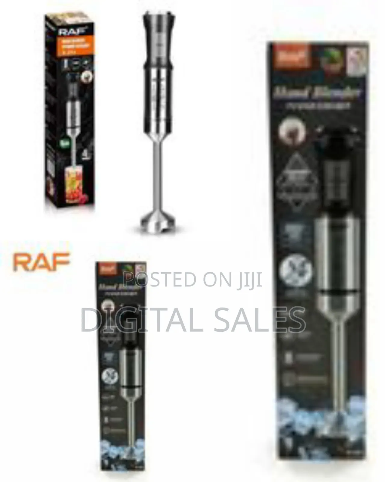 Raf Powerful 500w Immersion Blender With 21 Adjustable Speeds