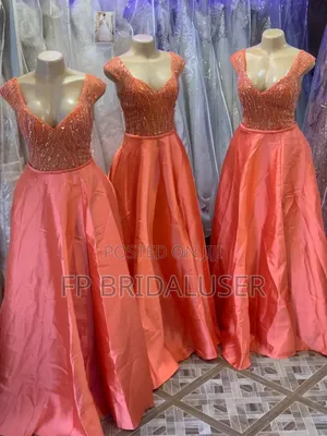Bridesmaids Dresses Dark Peach X 6pcs