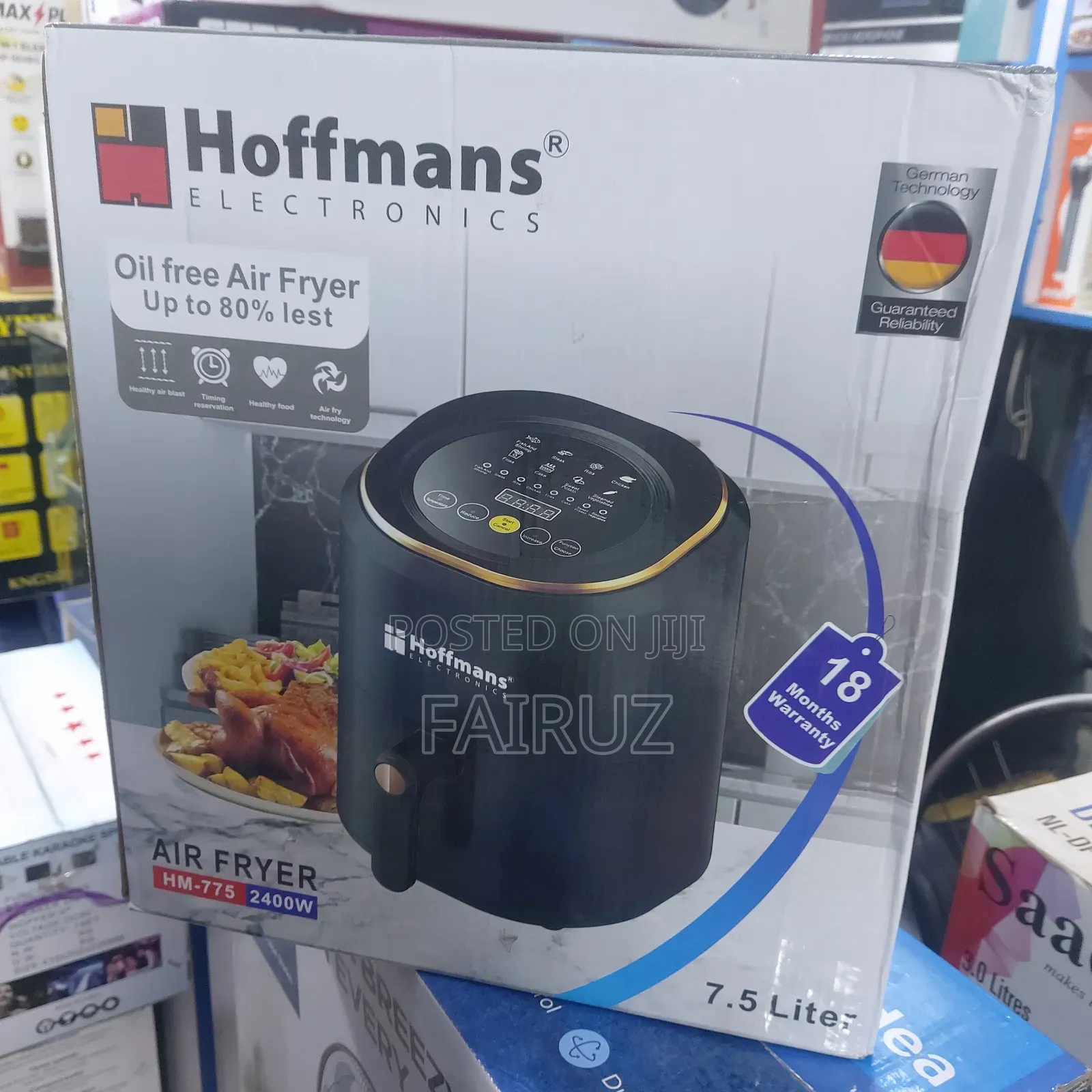 7.5l Electric Air Fryer Hoffman