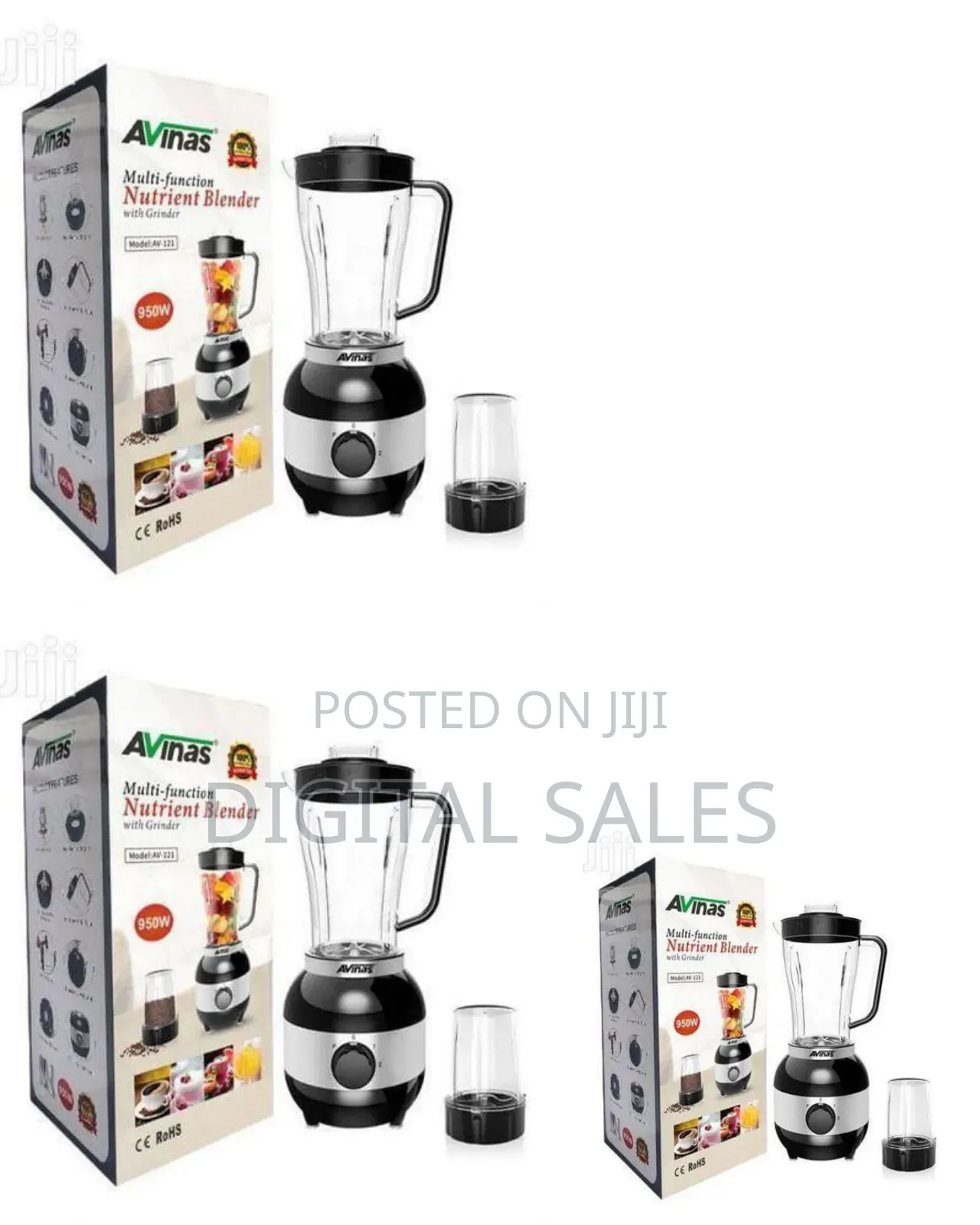 Avinas Multi-Function Blender and Food Processor System