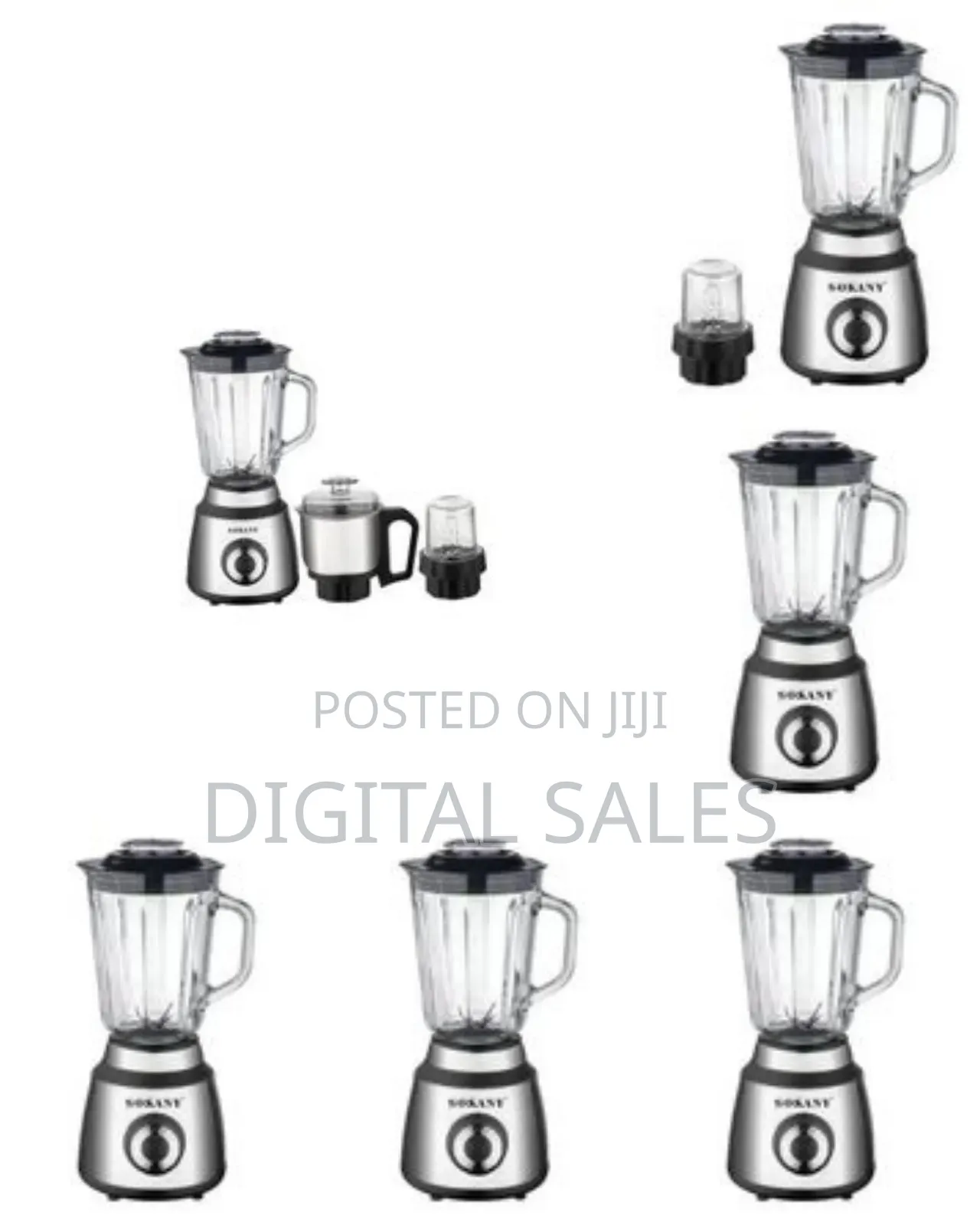 Sokany 2-in-1 Juice Extractor and Blender/Grinder