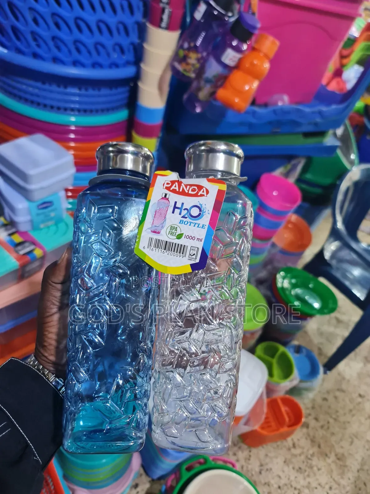 Panda 1000mls Plastic Water Bottle Plastic Water Bottle