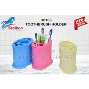 Stallion H0183 Toothbrush Holder, a Plastic Bathroom Accessory