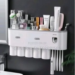Mengni Wall-Mounted Bathroom Organiz