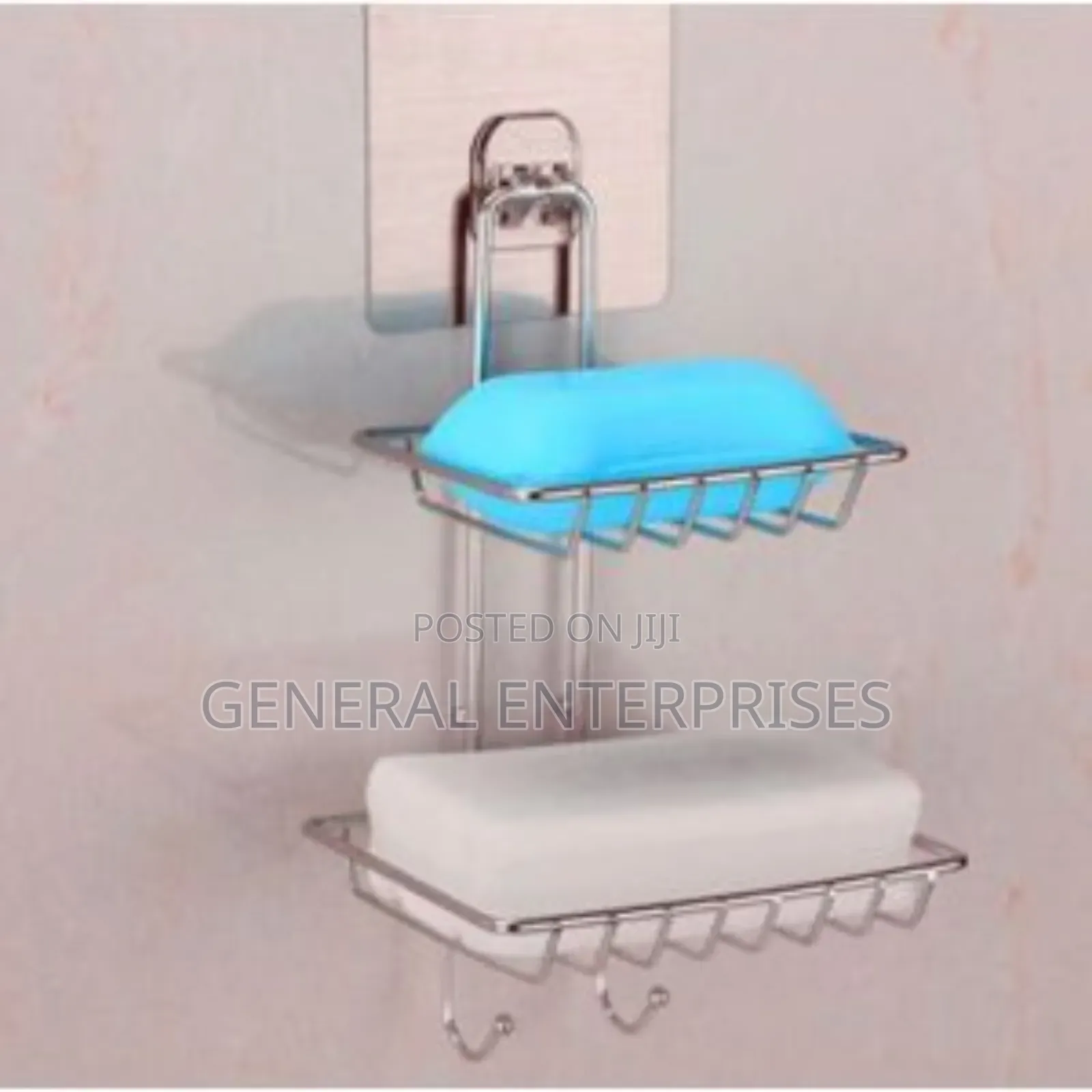 Stainless Steel Double-Layer Wall-Mounted Soap Dish